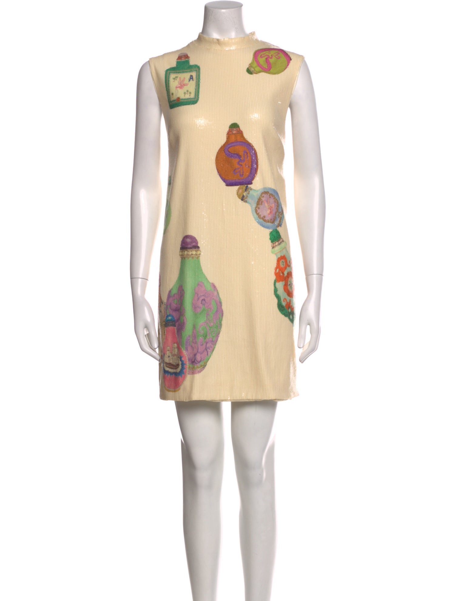 ALÉMAIS Printed Mini Dress