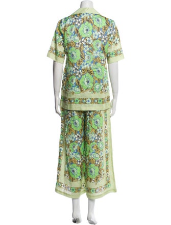 ALÉMAIS Floral Print Pant Set