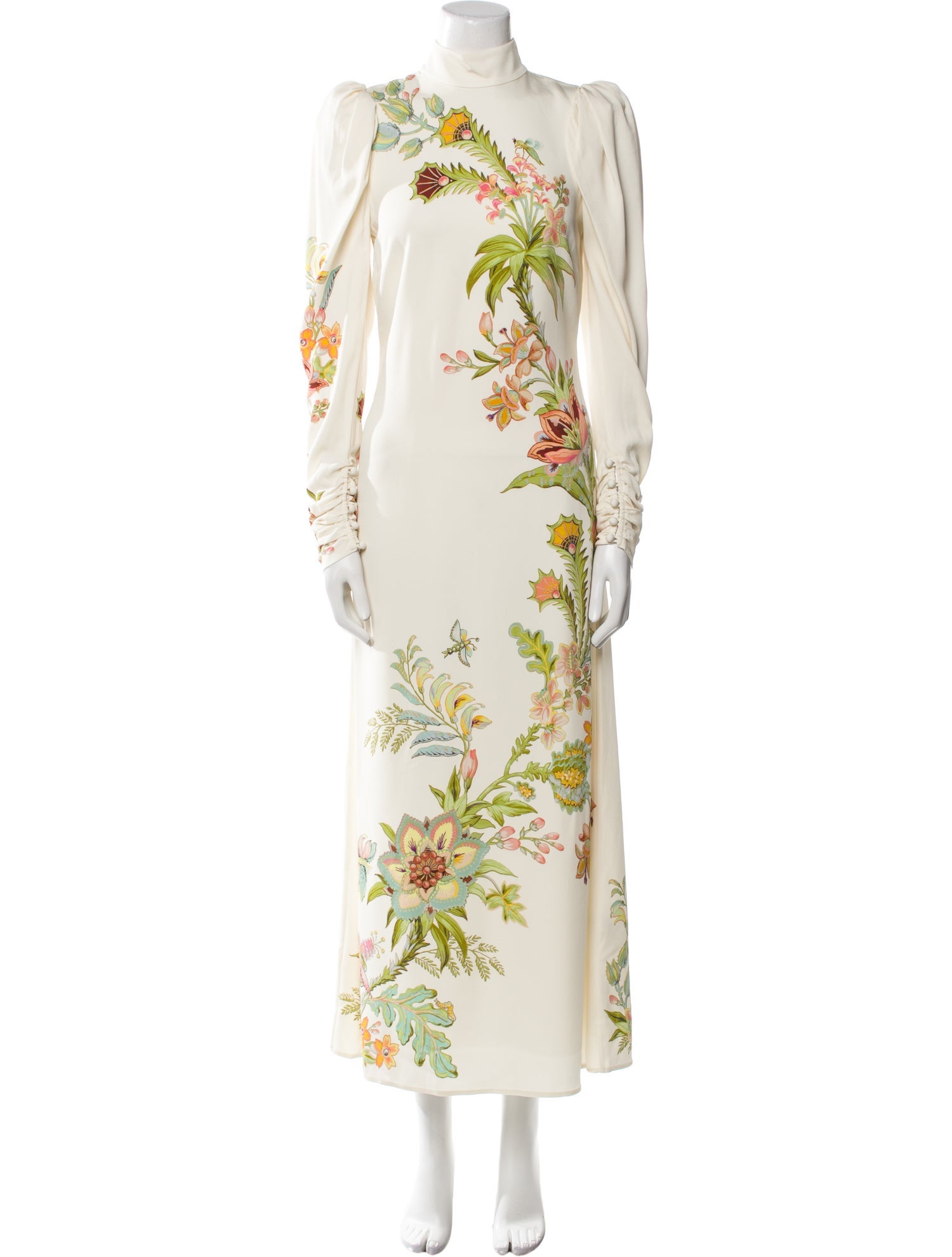ALÉMAIS Floral Print Long Dress w/ Tags