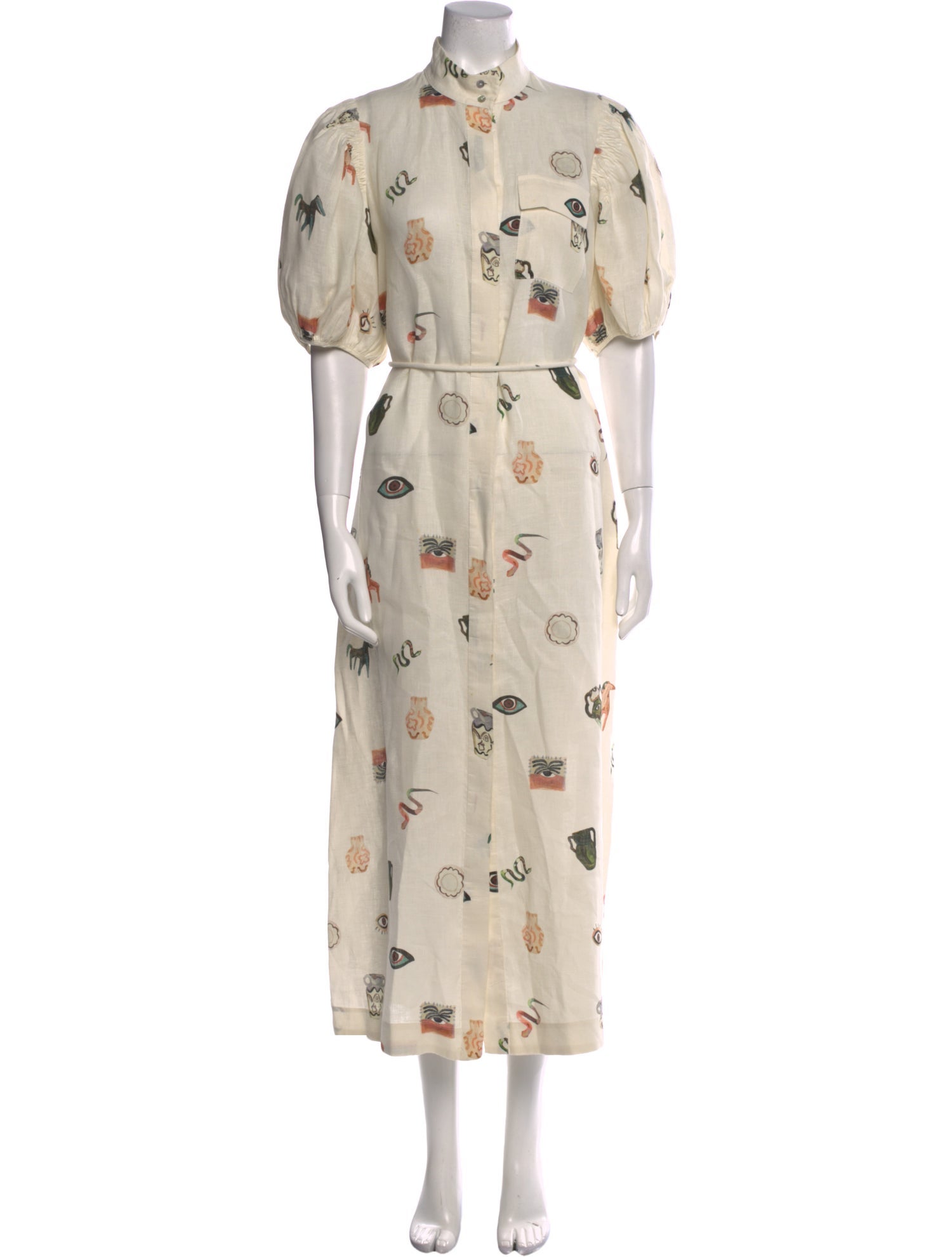 ALÉMAIS Linen Long Dress