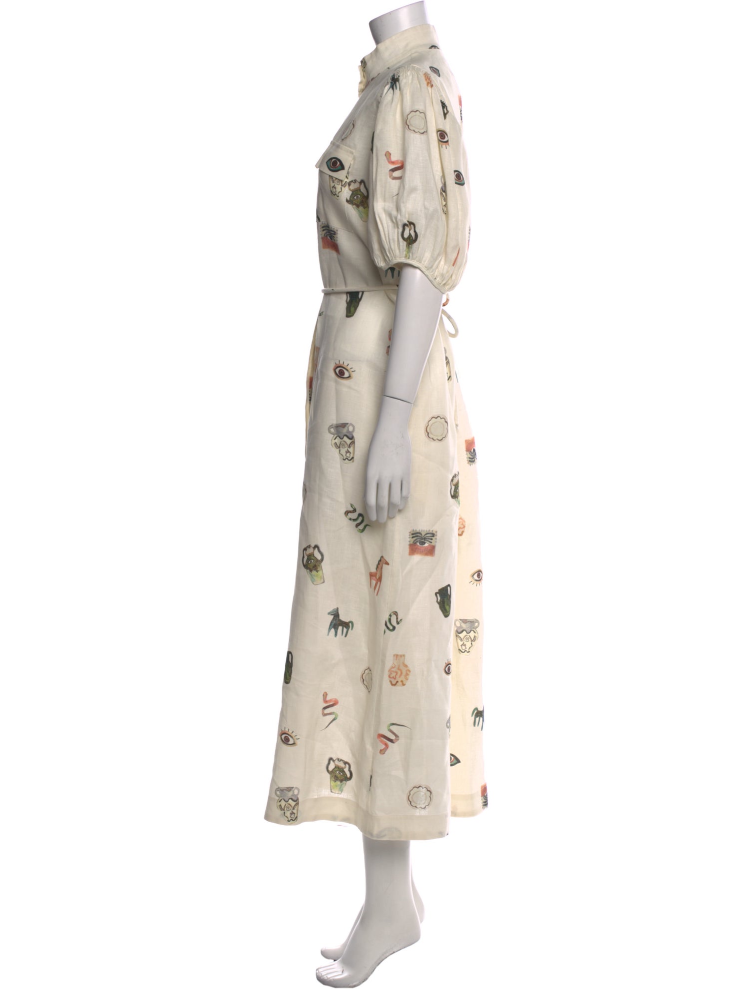 ALÉMAIS Linen Long Dress