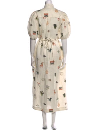 ALÉMAIS Linen Long Dress