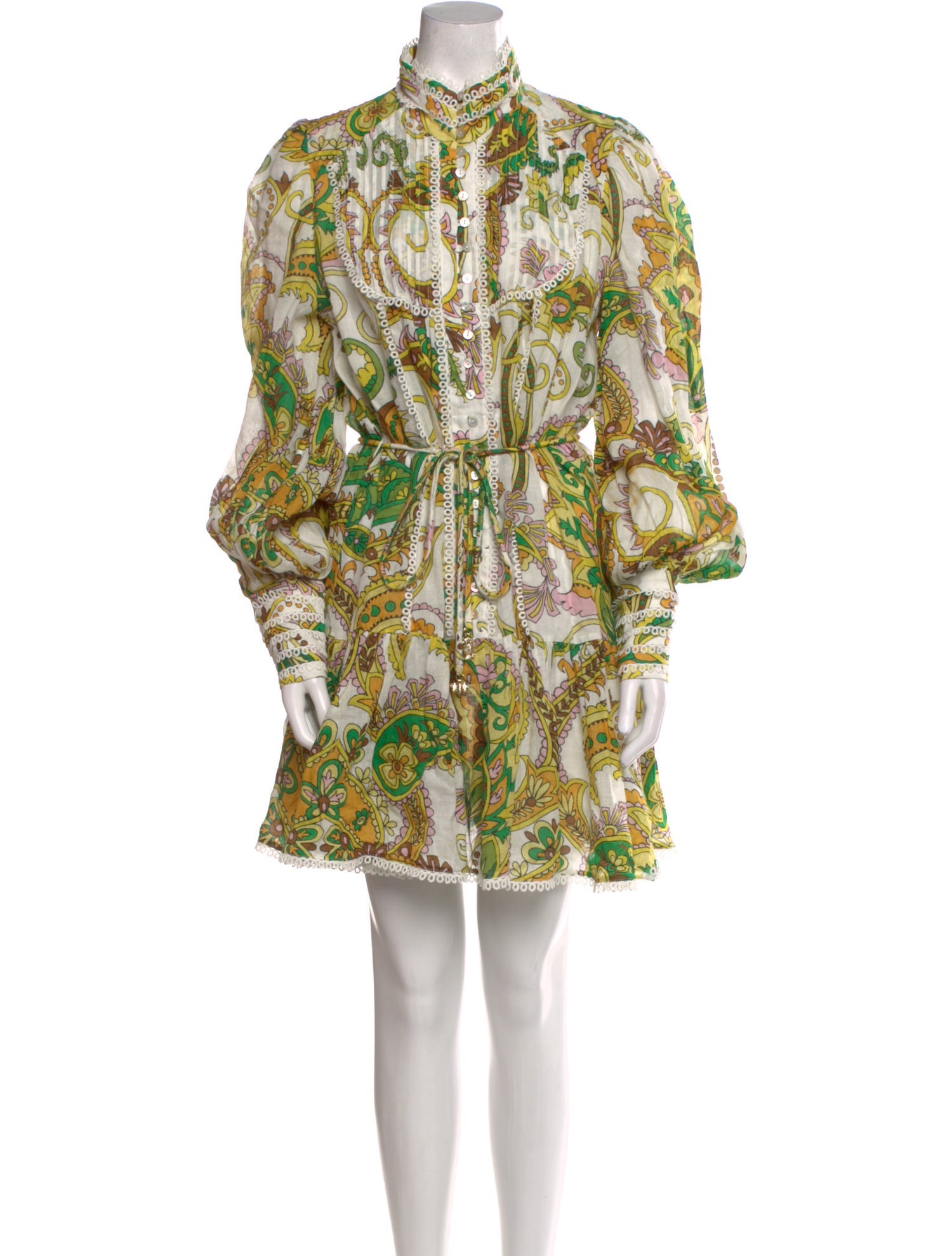 ALÉMAIS Linen Mini Dress