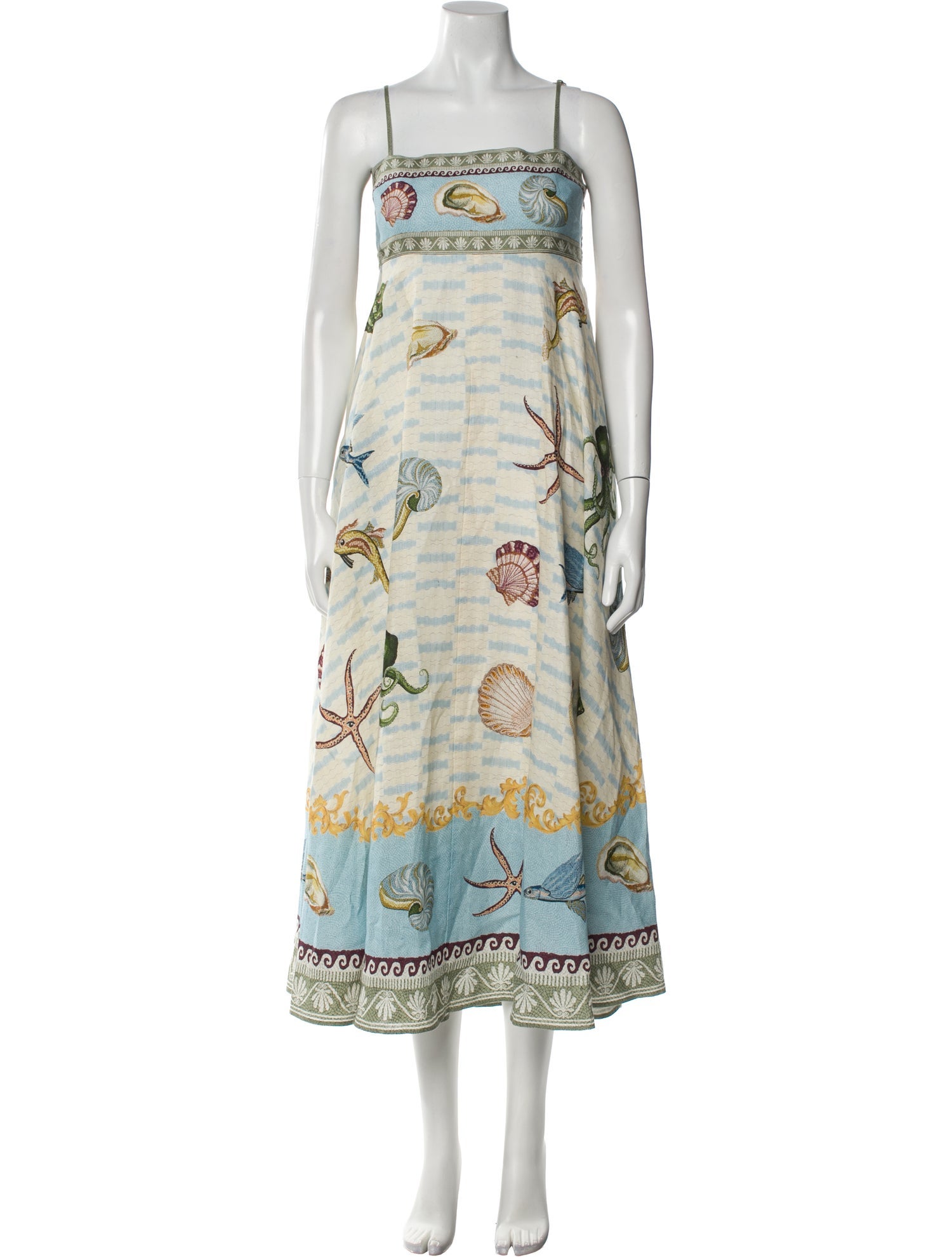 ALÉMAIS Printed Long Dress