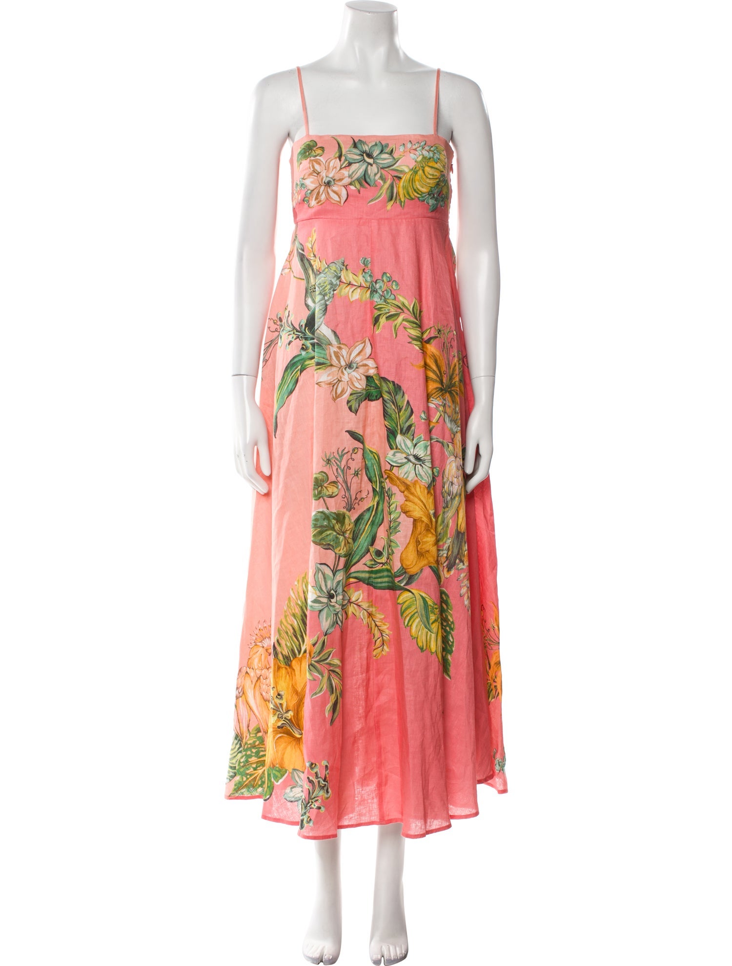 ALÉMAIS Floral Print Long Dress