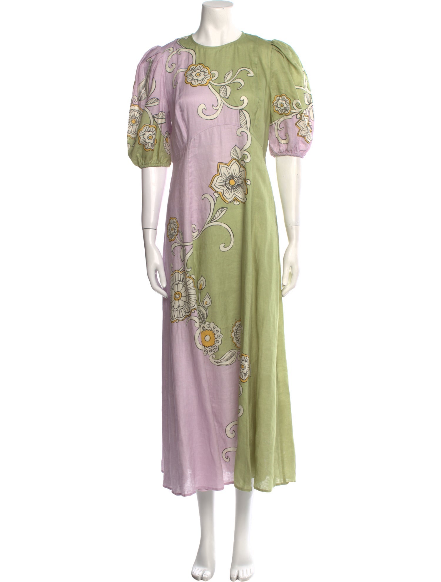 ALÉMAIS Linen Midi Length Dress w/ Tags