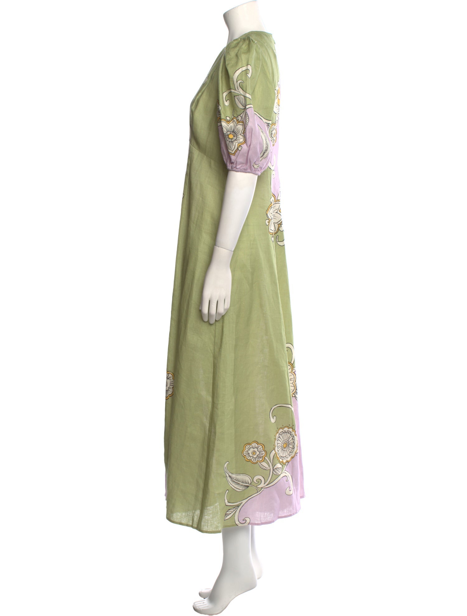 ALÉMAIS Linen Midi Length Dress w/ Tags