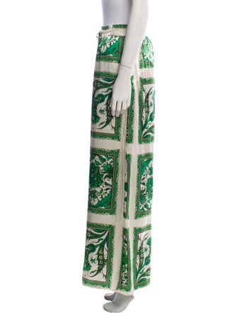 ALÉMAIS Silk Wide Leg Pants