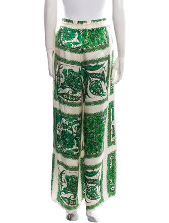 ALÉMAIS Silk Wide Leg Pants