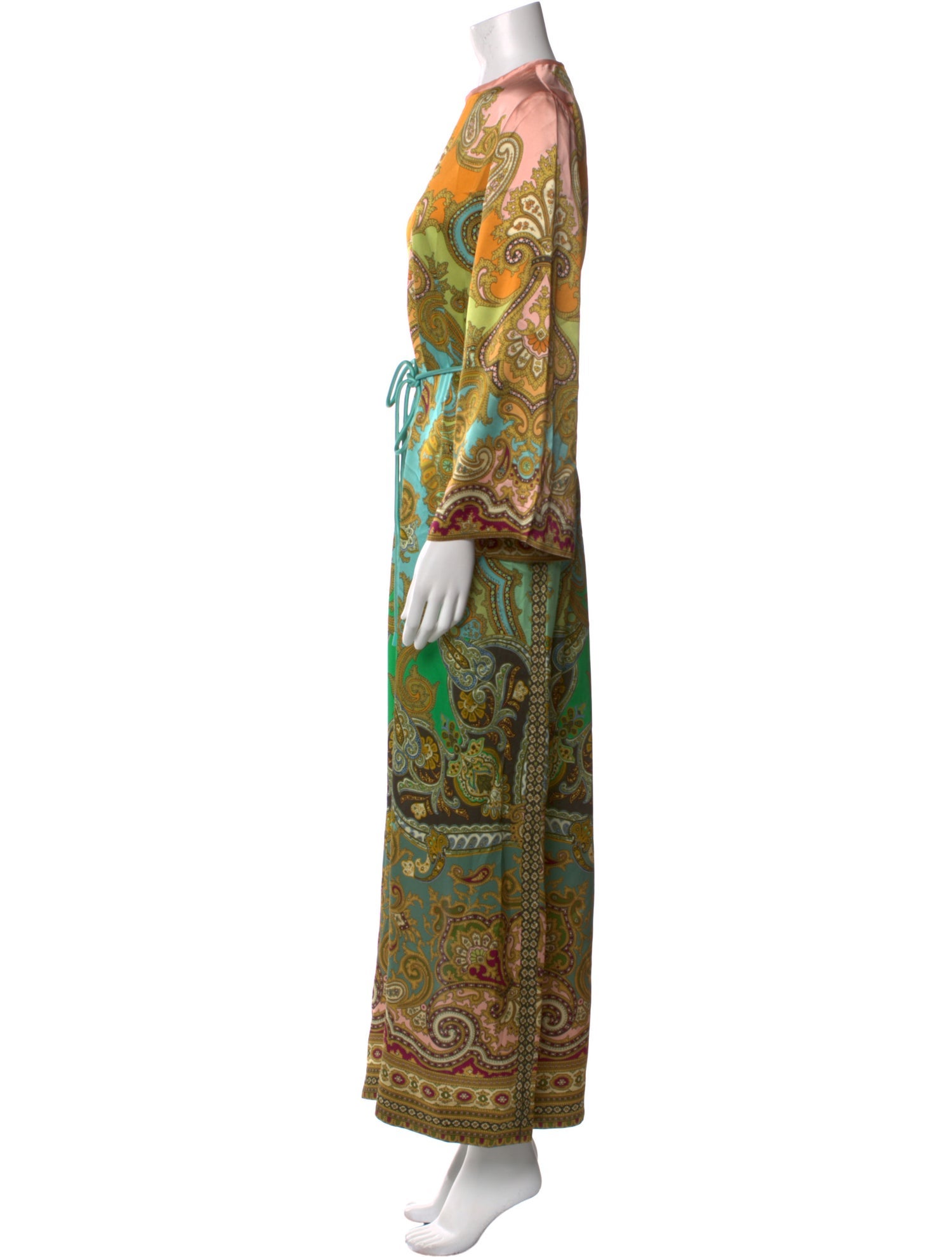 ALÉMAIS Silk Long Dress