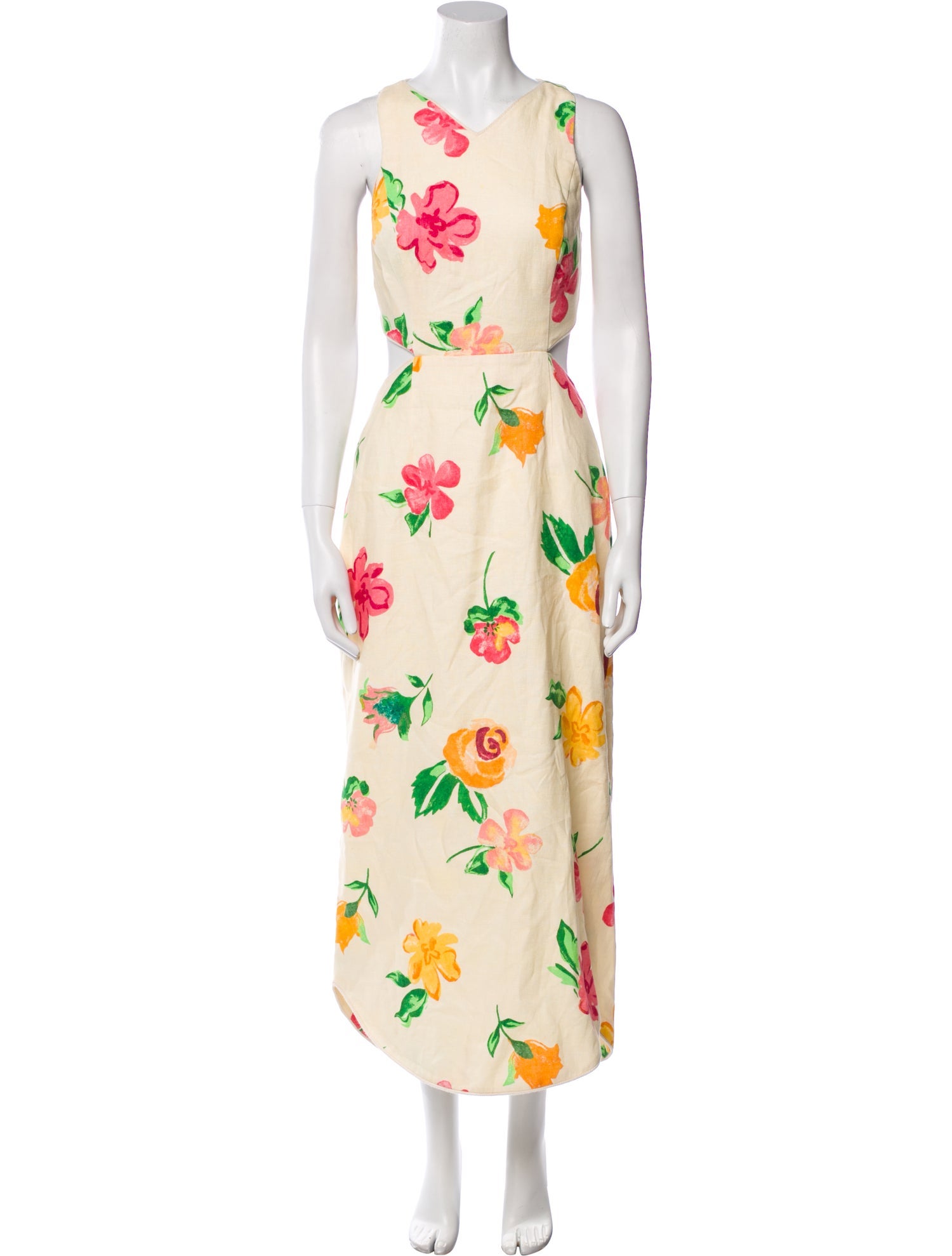 ALÉMAIS Linen Long Dress