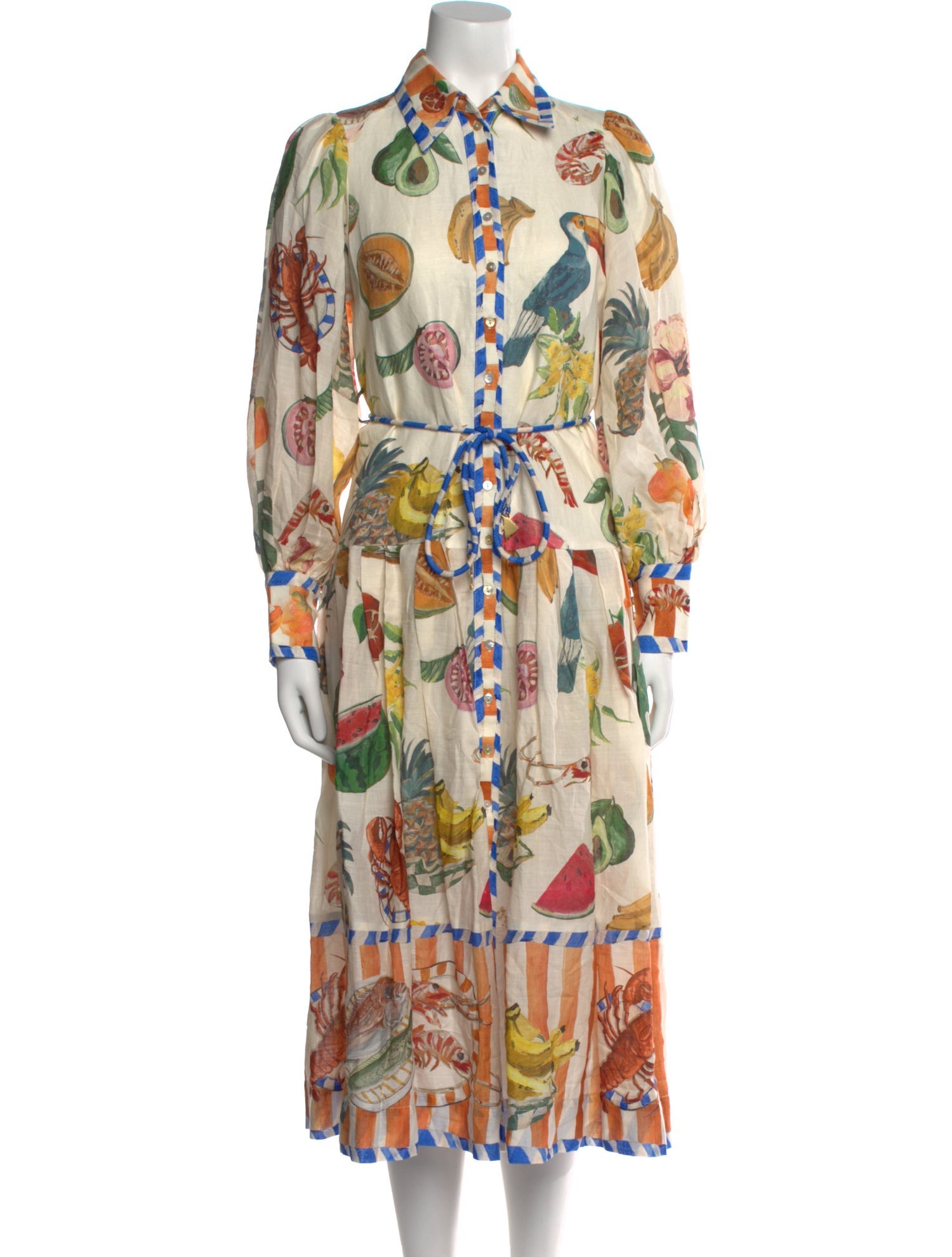 ALÉMAIS Linen Midi Length Dress w/ Tags