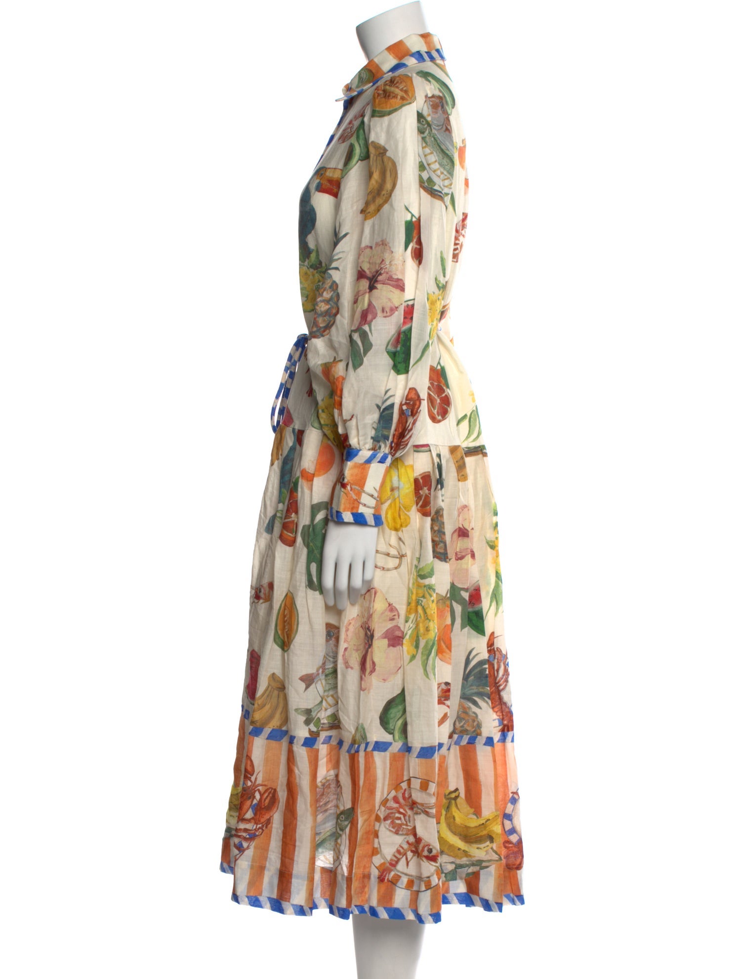 ALÉMAIS Linen Midi Length Dress w/ Tags