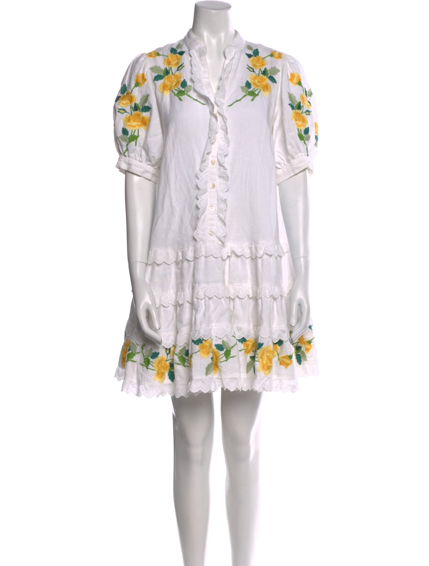 ALÉMAIS Printed Mini Dress