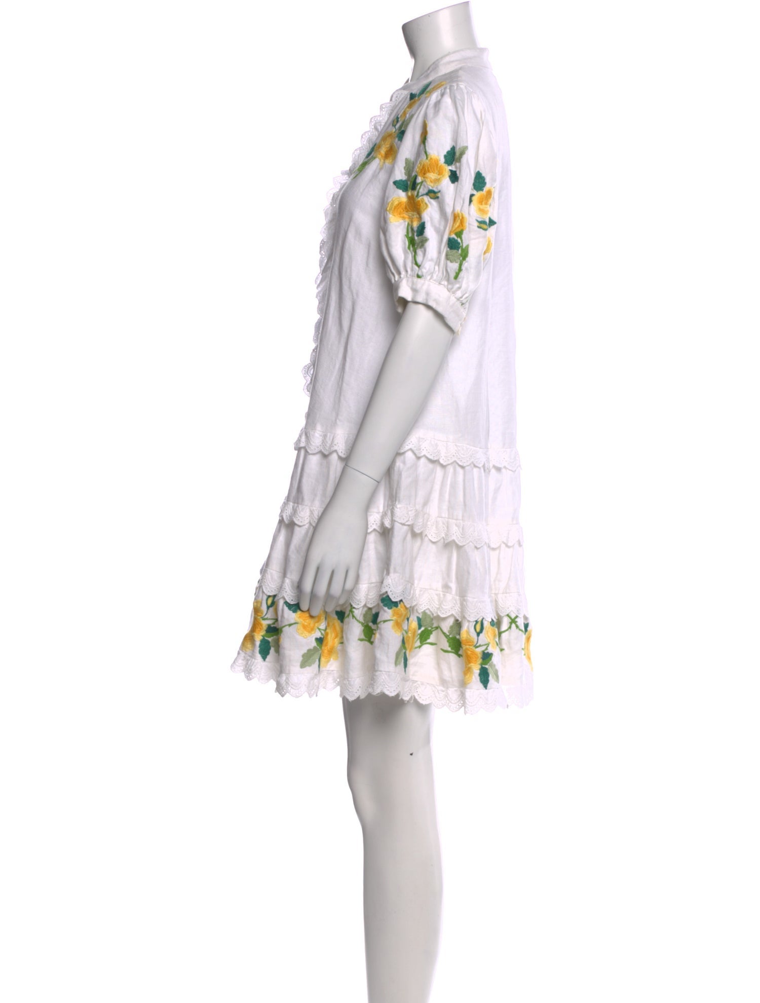 ALÉMAIS Printed Mini Dress