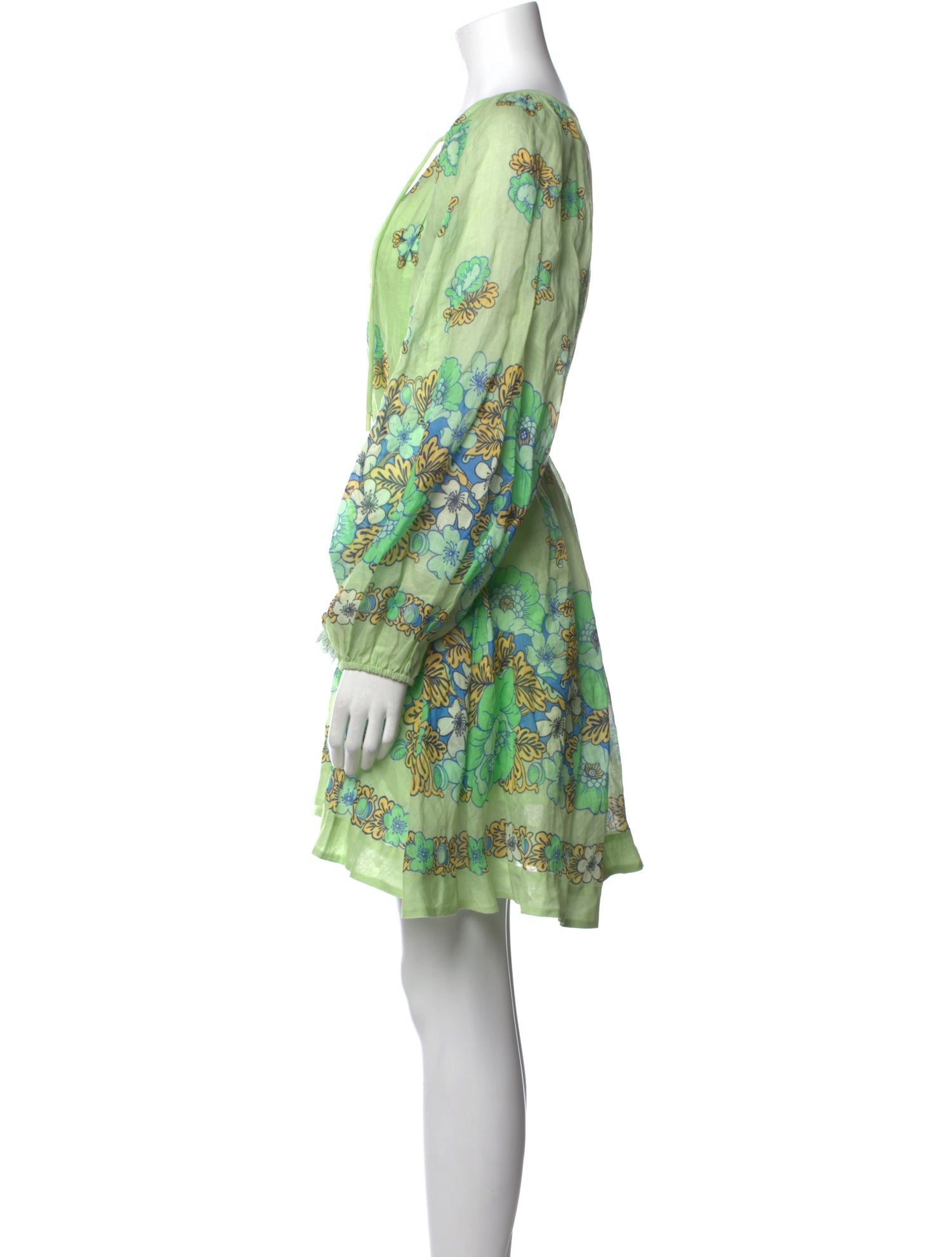 ALÉMAIS Printed Mini Dress