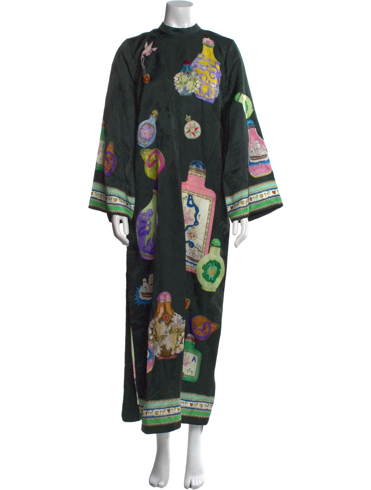 ALÉMAIS Graphic Print Long Dress w/ Tags