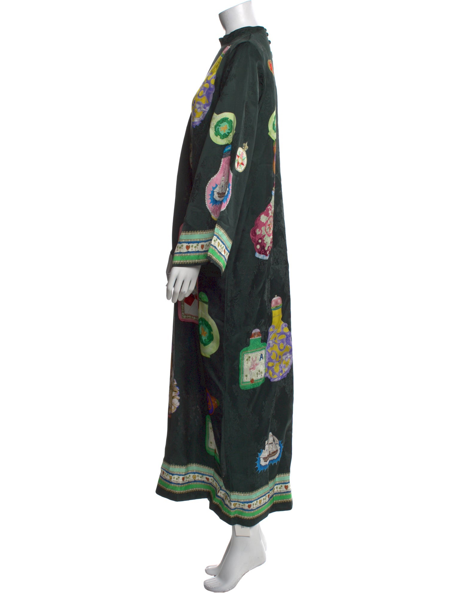 ALÉMAIS Graphic Print Long Dress w/ Tags