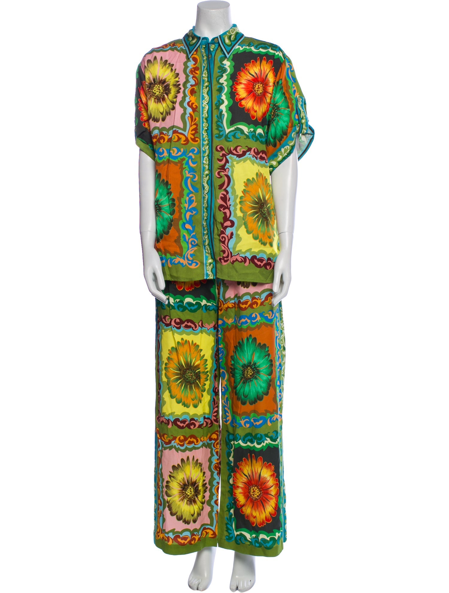 ALÉMAIS Floral Print Pant Set w/ Tags