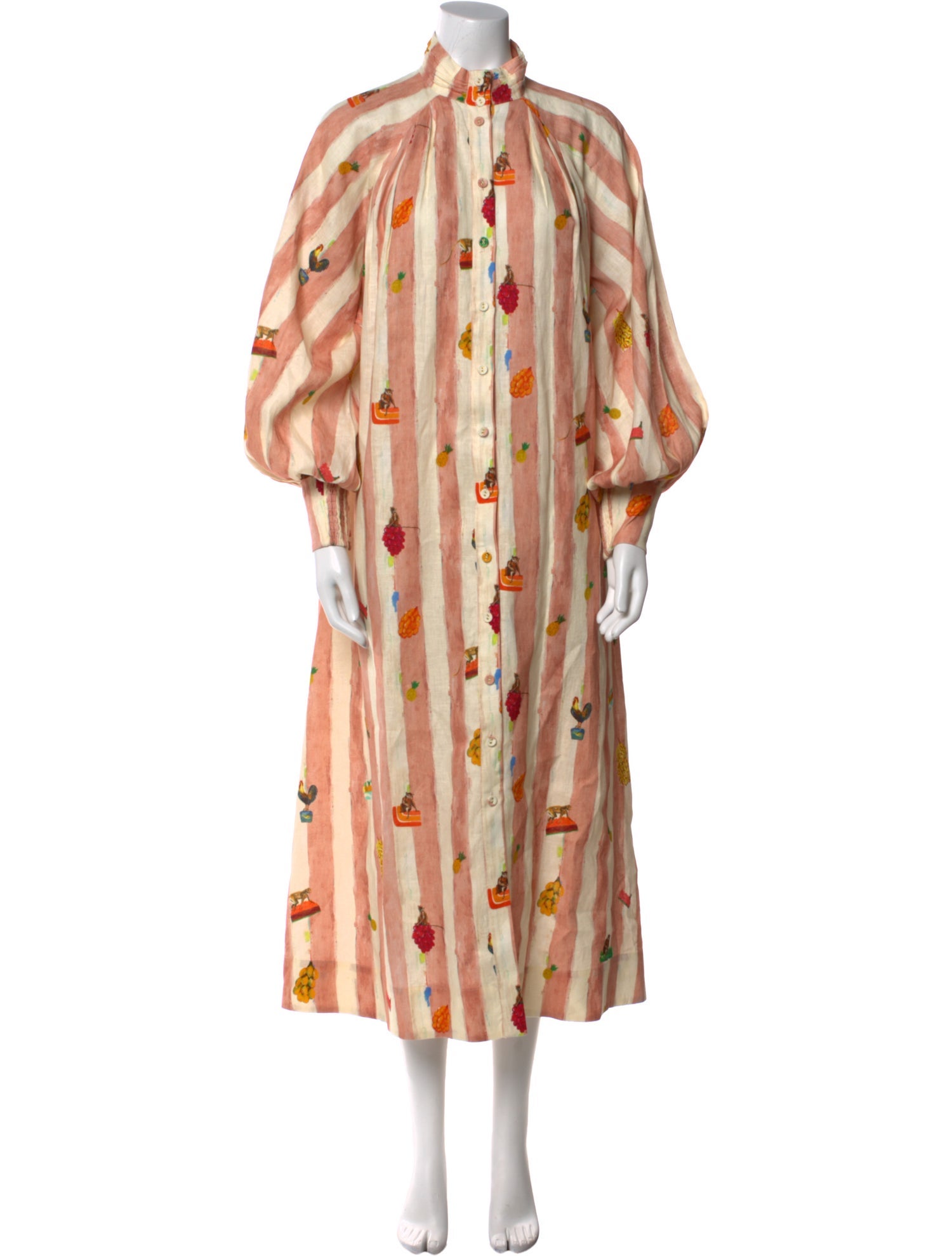 ALÉMAIS Floral Print Long Dress