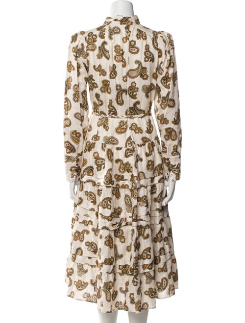 ALÉMAIS Linen Midi Length Dress