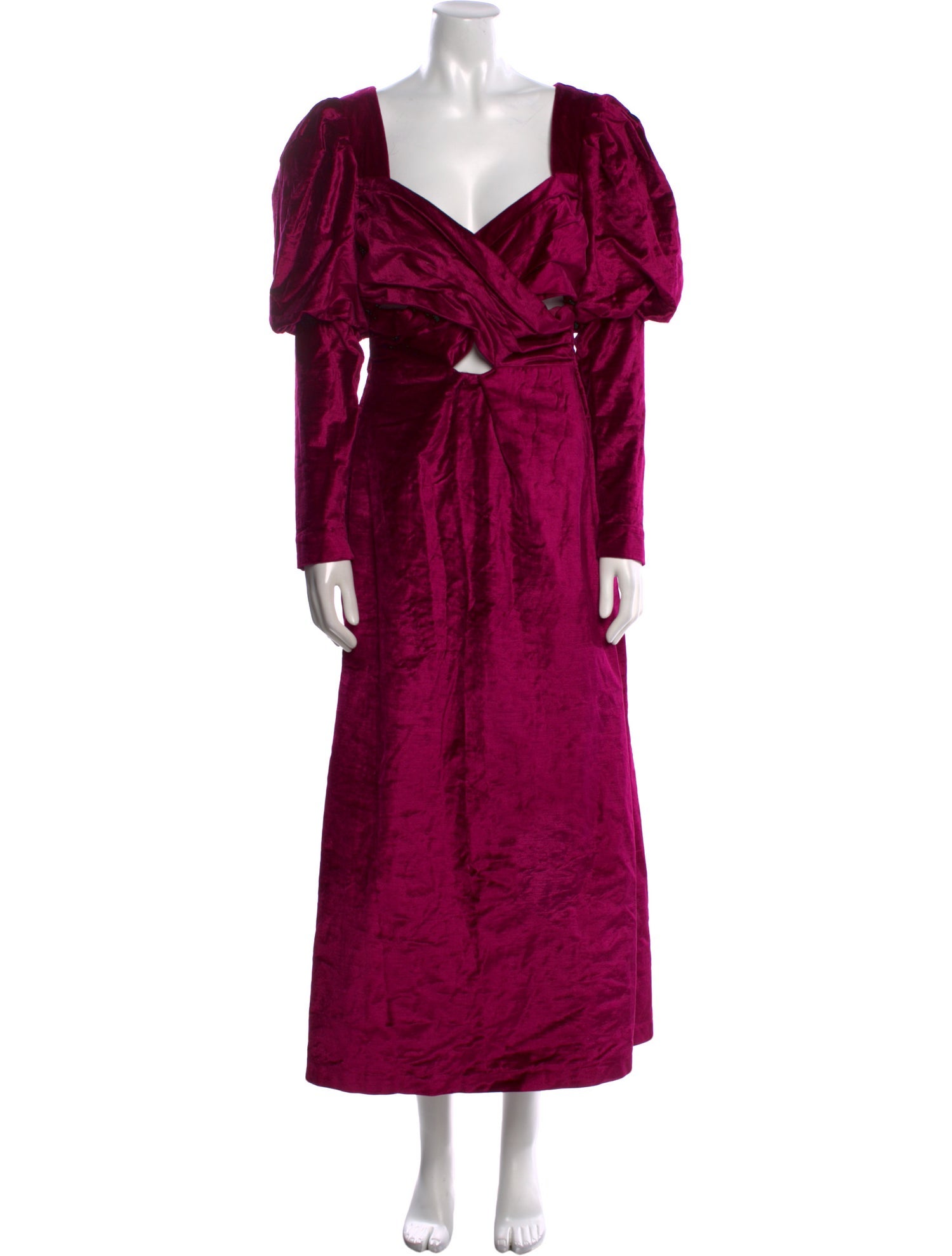 ALÉMAIS V-Neck Long Dress