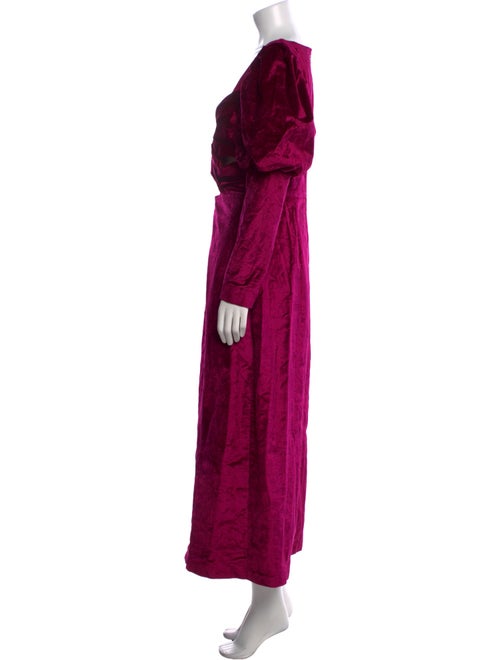 ALÉMAIS V-Neck Long Dress