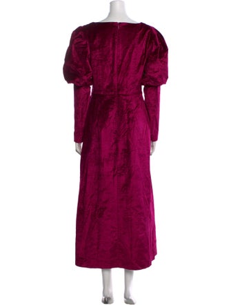 ALÉMAIS V-Neck Long Dress