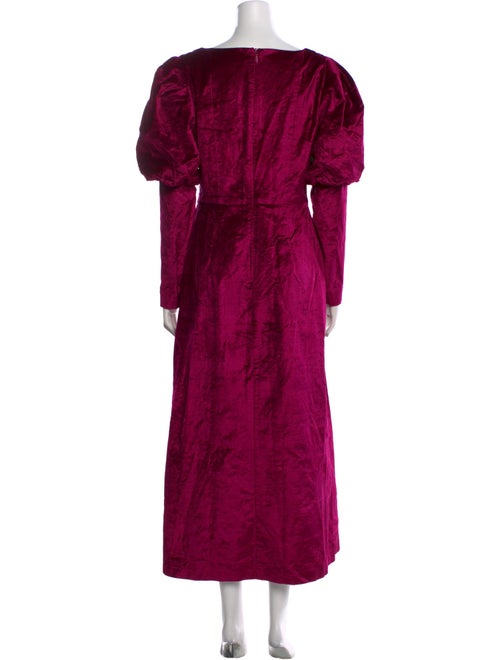 ALÉMAIS V-Neck Long Dress