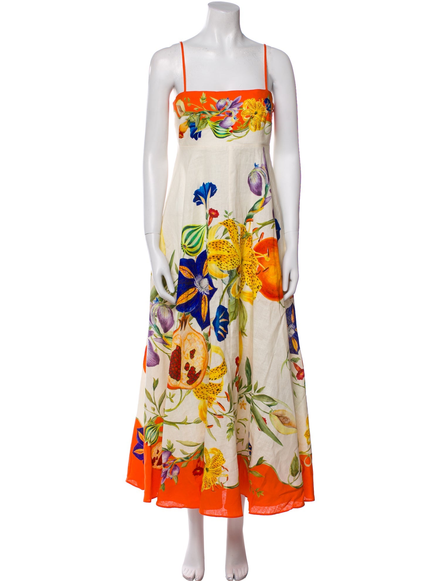 ALÉMAIS Flores Sundress Long Dress w/ Tags
