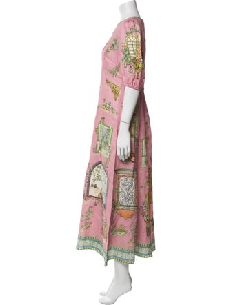 ALÉMAIS Linen Long Dress