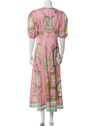 ALÉMAIS Linen Long Dress