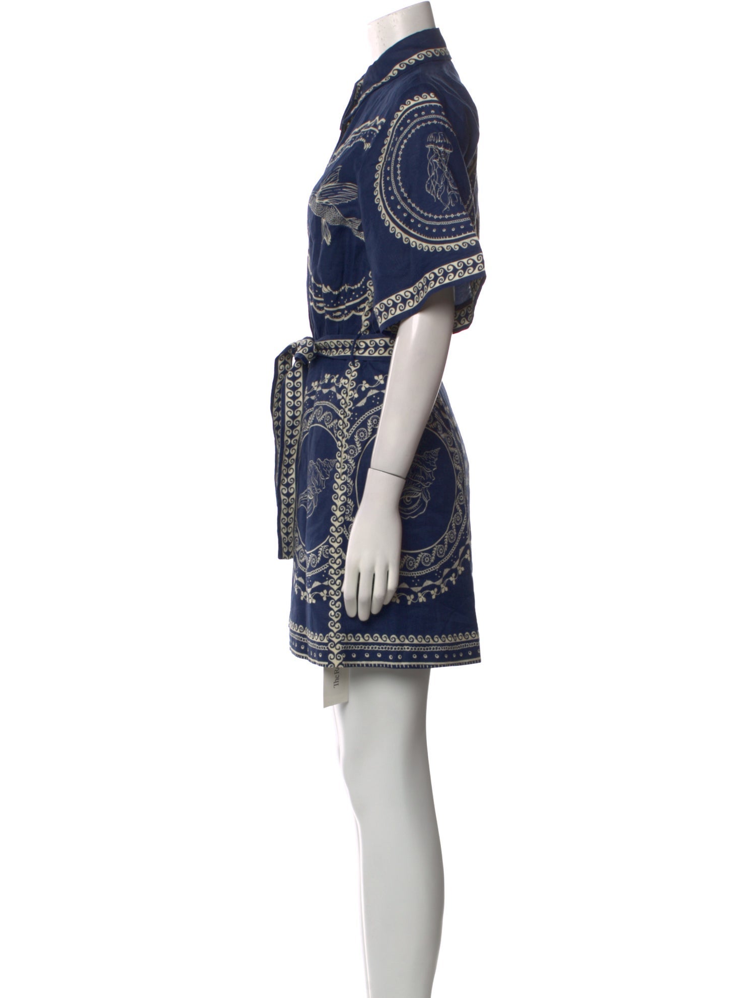 ALÉMAIS Linen Mini Dress