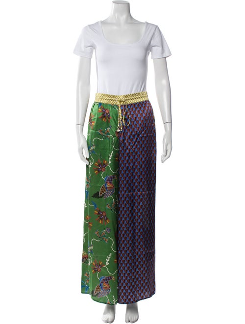 ALÉMAIS Silk Printed Pant Set