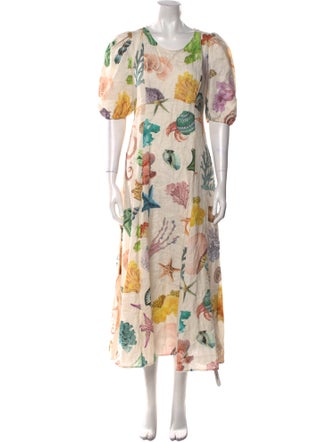 ALÉMAIS Linen Long Dress