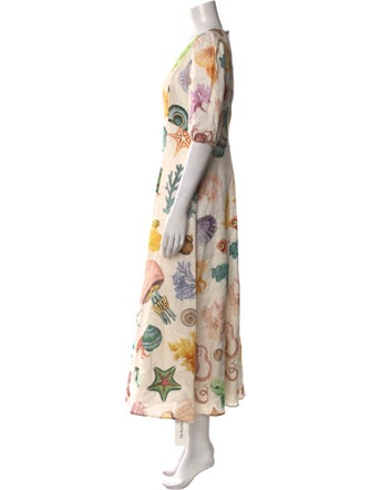 ALÉMAIS Linen Long Dress