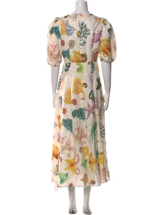 ALÉMAIS Linen Long Dress