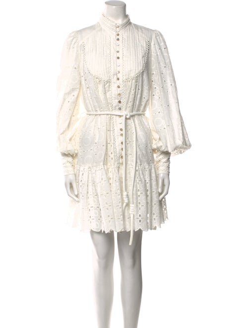 ALÉMAIS Mock Neck Mini Dress