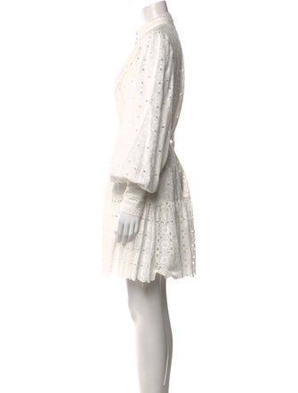 ALÉMAIS Mock Neck Mini Dress