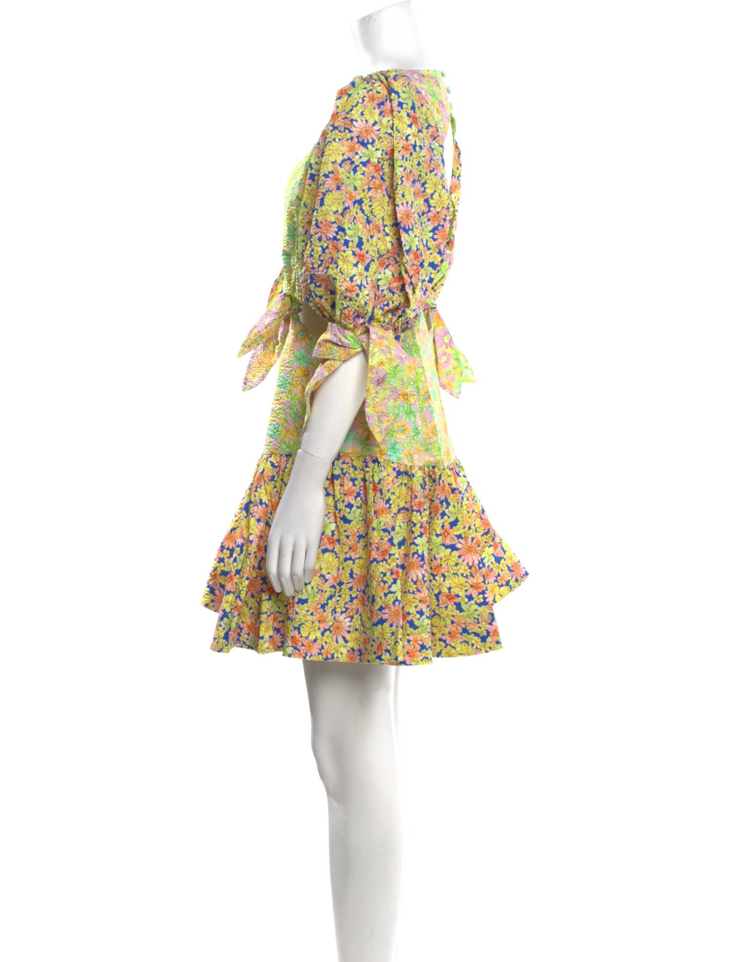 ALÉMAIS Floral Print Mini Dress w/ Tags