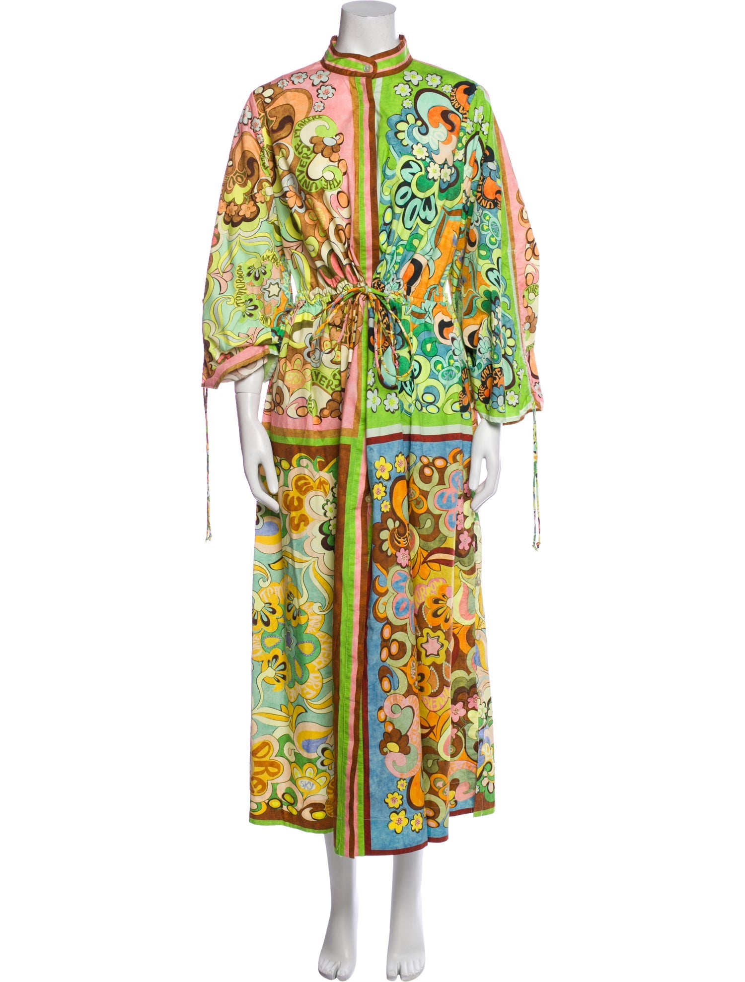 ALÉMAIS Paisley Print Long Dress