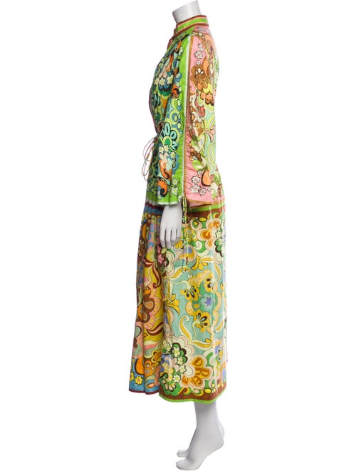 ALÉMAIS Paisley Print Long Dress
