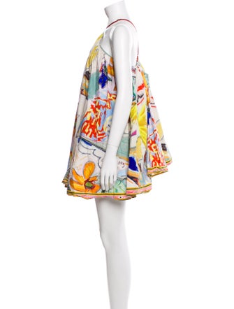 ALÉMAIS Printed Mini Dress