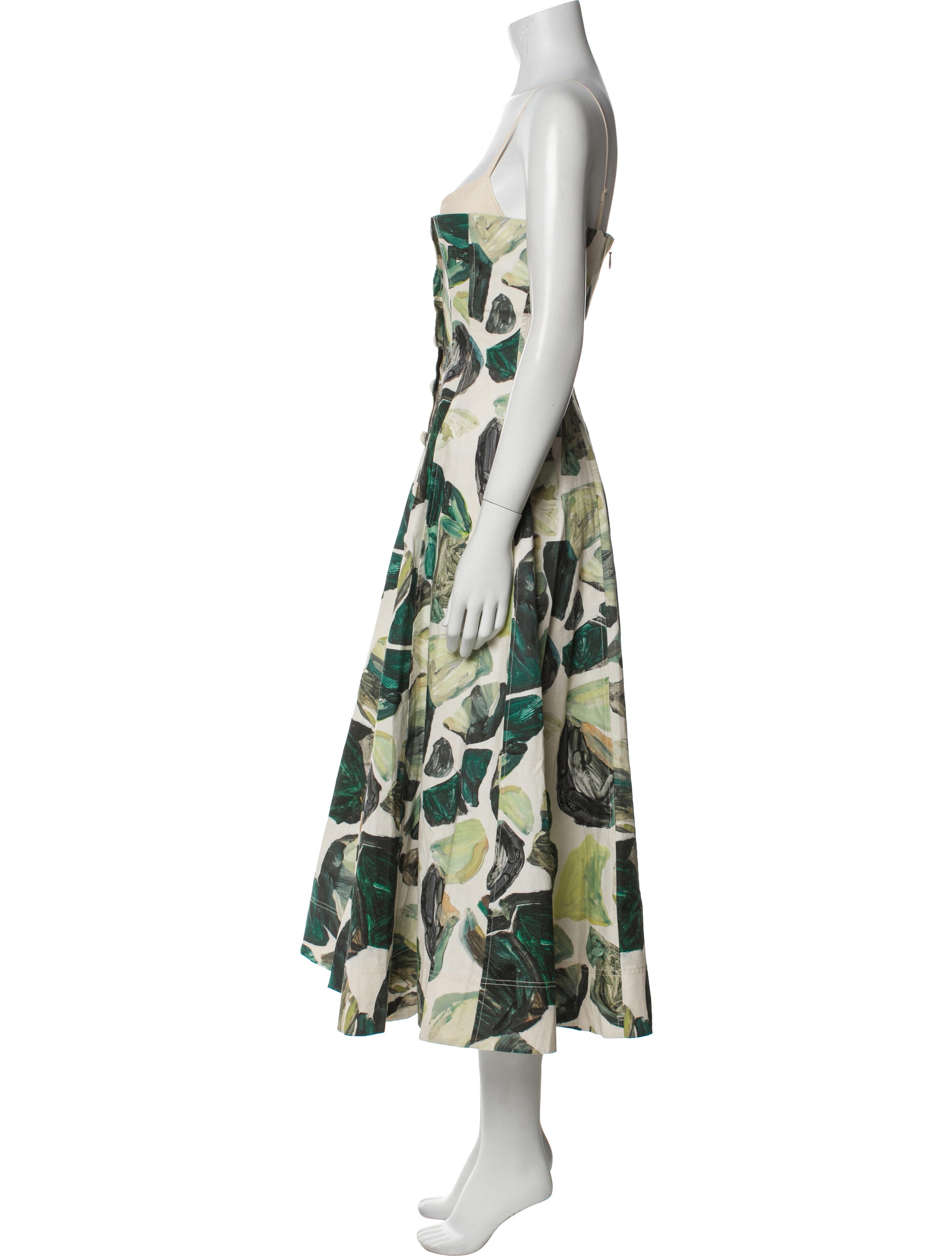 ALÉMAIS Floral Print Long Dress