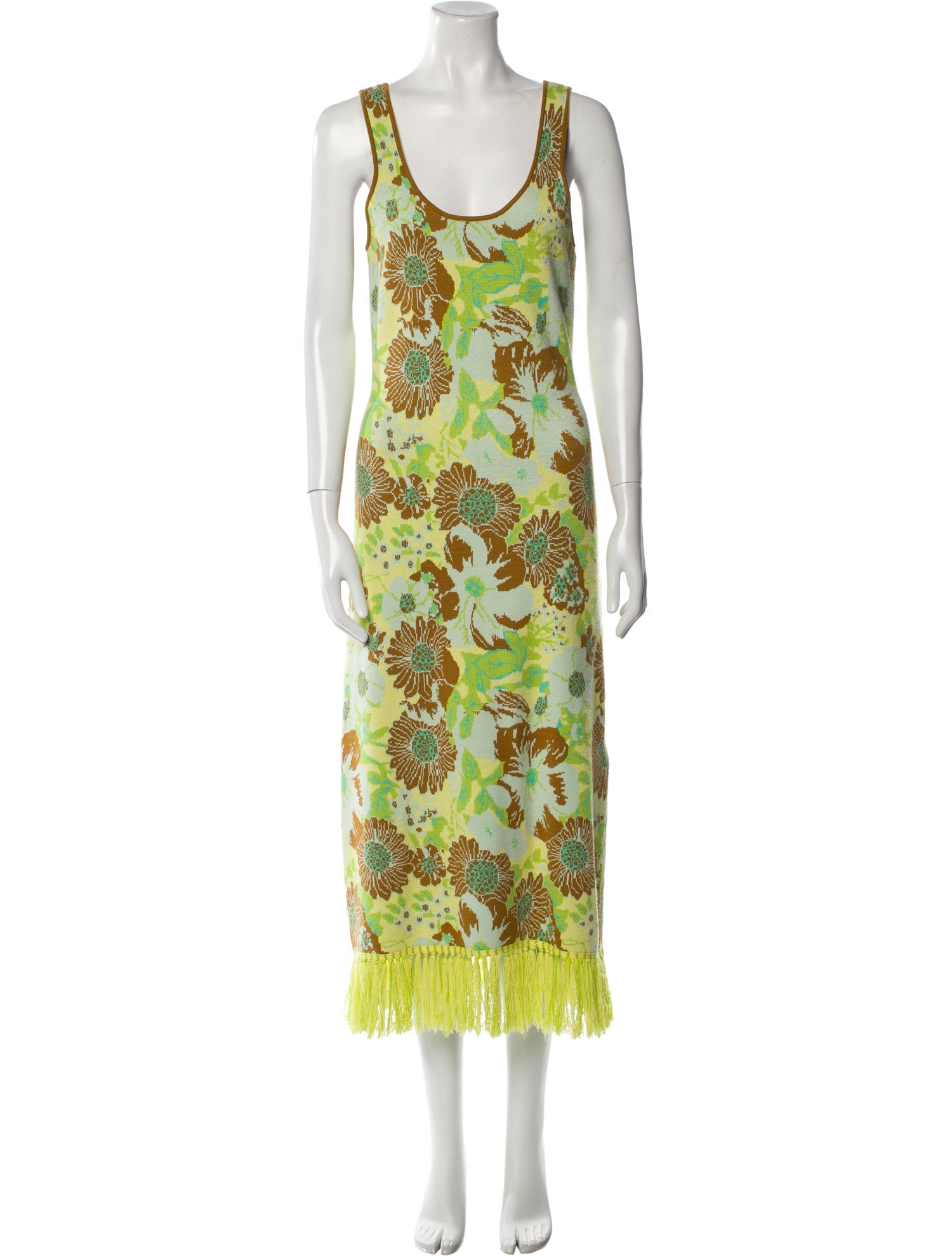 ALÉMAIS Printed Long Dress