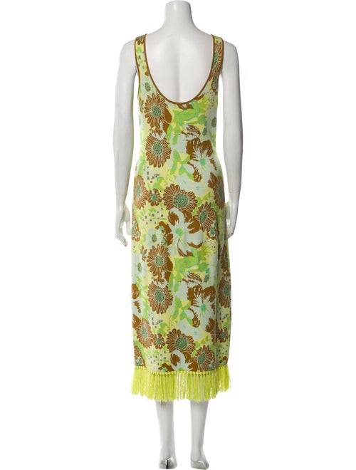 ALÉMAIS Printed Long Dress