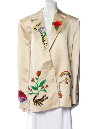 ALÉMAIS Graphic Print Blazer