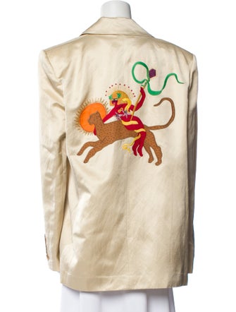 ALÉMAIS Graphic Print Blazer