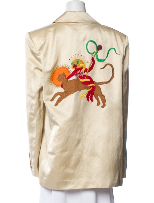 ALÉMAIS Graphic Print Blazer