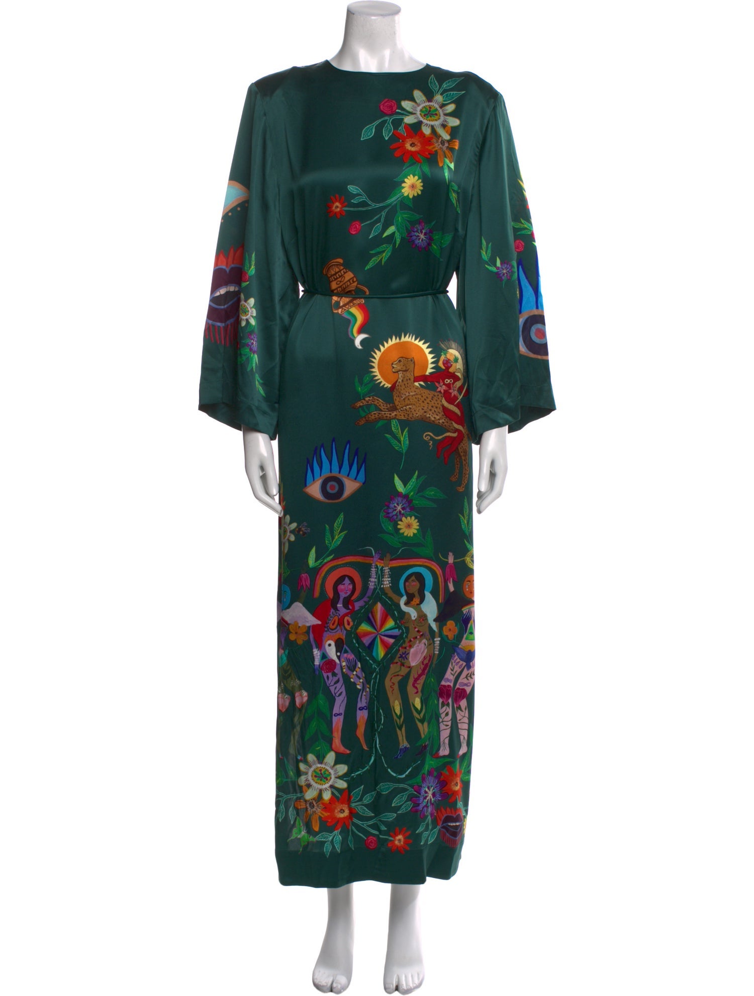 ALÉMAIS Silk Long Dress